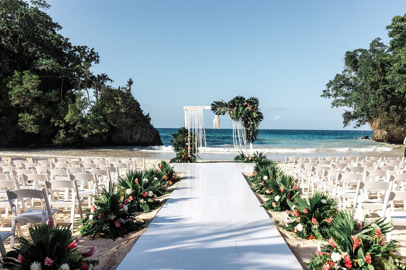 wedding on the beach in Jamaica