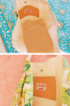 details of our oversized palm leaf beach bag