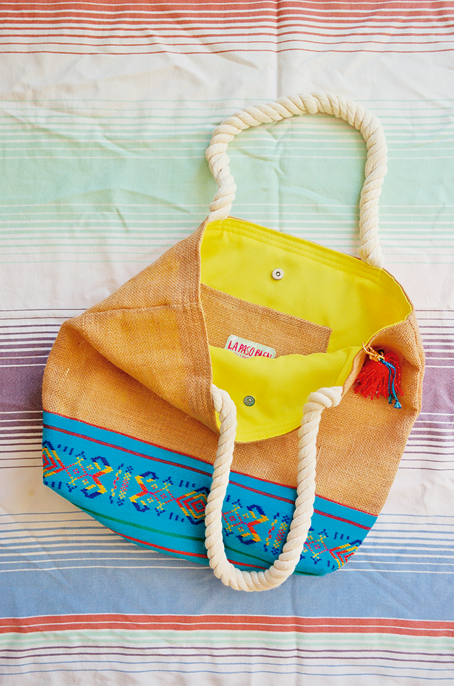 Burlap 2025 beach bag