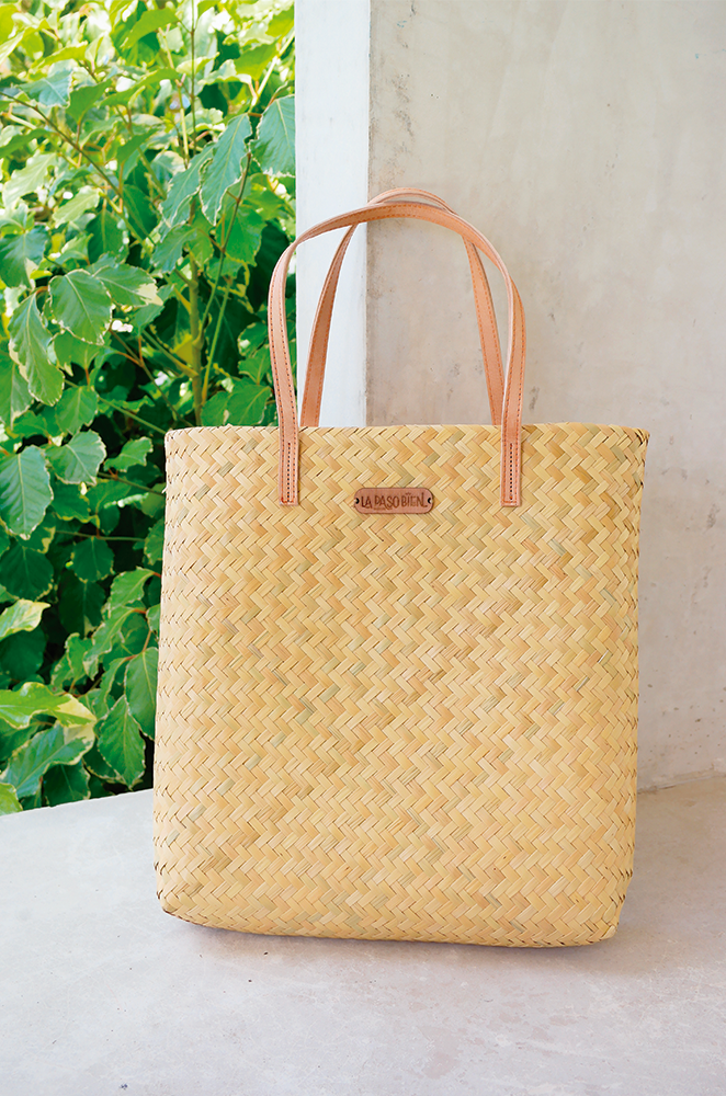 straw bag tote with leather handles