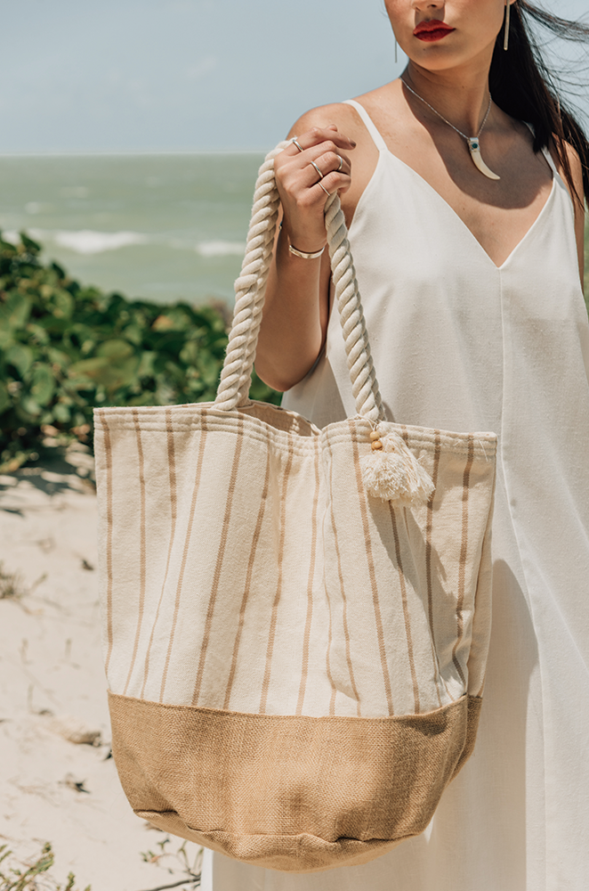 Seafolly oversized top beach bag