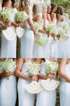 personalized wedding fans for guests