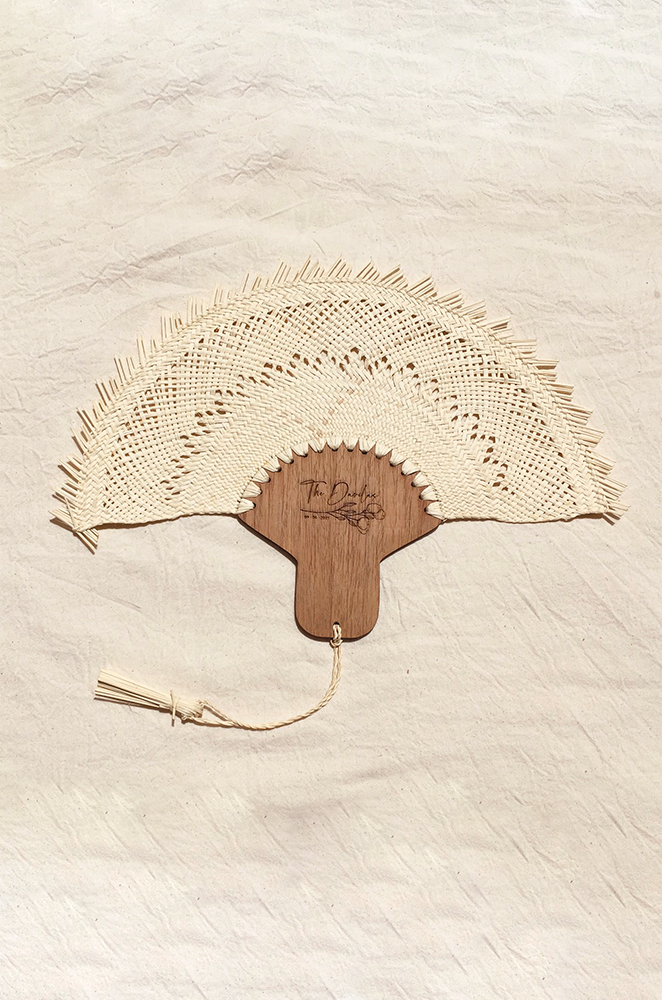 woven fans for wedding