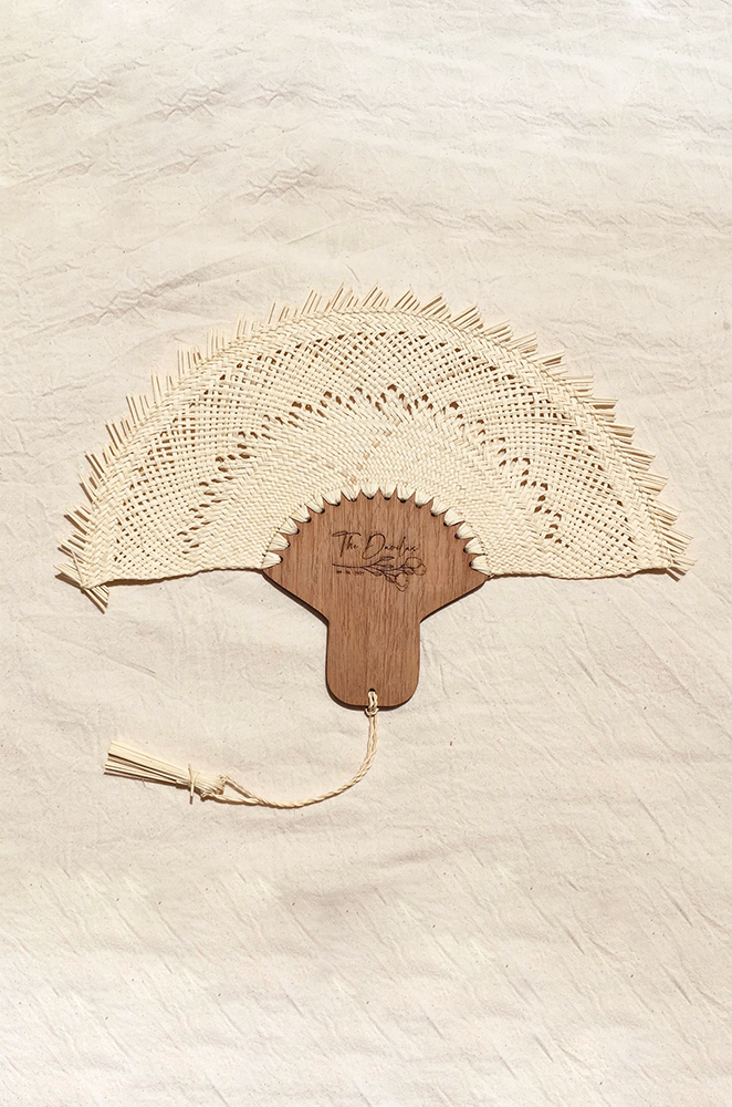 Woven fans for weddings deals